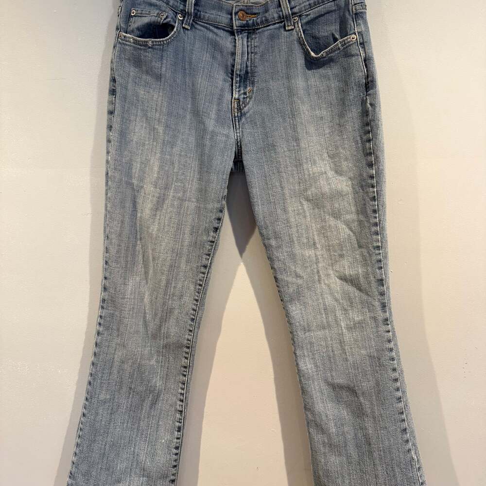 Levi’s 514 Women’s Bootcut Jeans Size 14 Medium Light Wash Denim